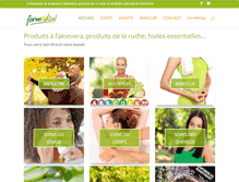Tablet Screenshot of produits-aloevera.com